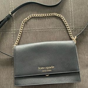 Kate spade purse with gold detailing